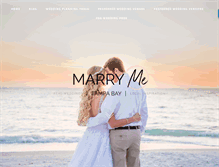 Tablet Screenshot of marrymetampabay.com